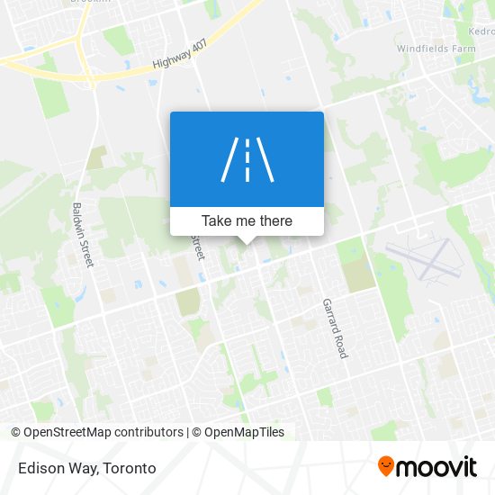 Edison Way map