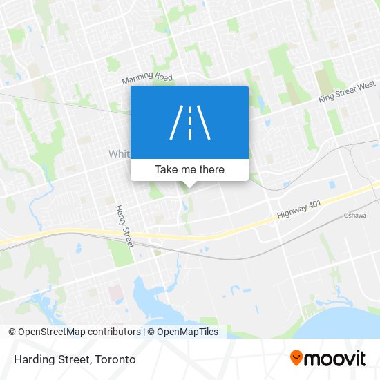 Harding Street map