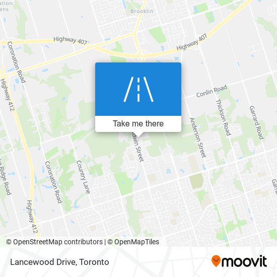 Lancewood Drive map