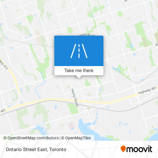 Ontario Street East plan