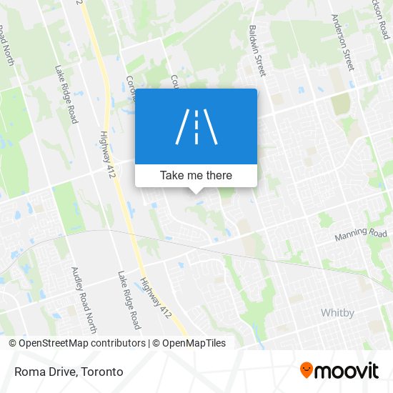 Roma Drive map