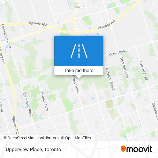 Upperview Place map