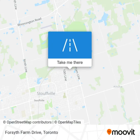 Forsyth Farm Drive map