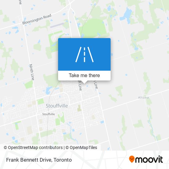 Frank Bennett Drive map