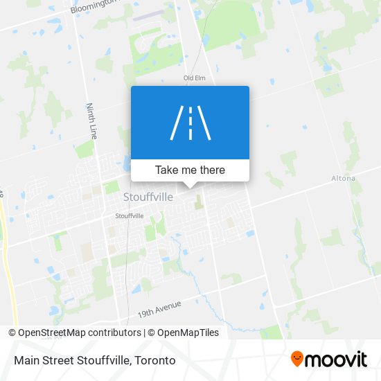 Main Street Stouffville plan