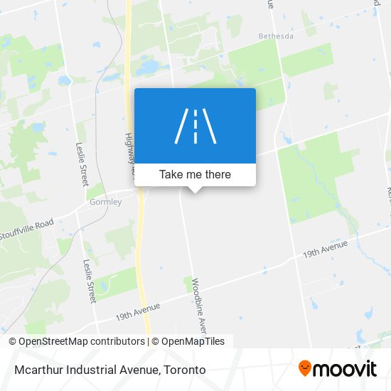 Mcarthur Industrial Avenue map