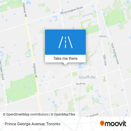 Prince George Avenue map