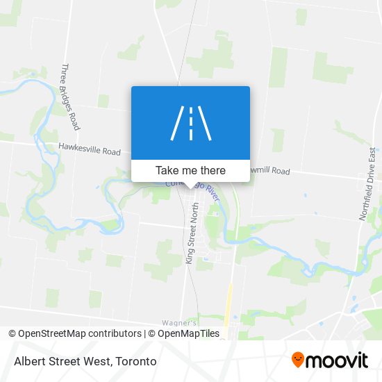 Albert Street West map