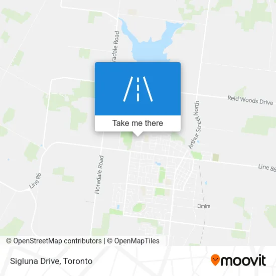 Sigluna Drive map