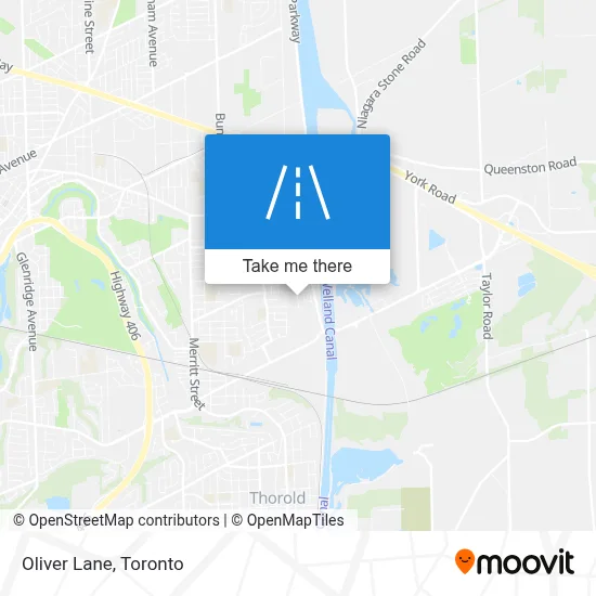 Oliver Lane map