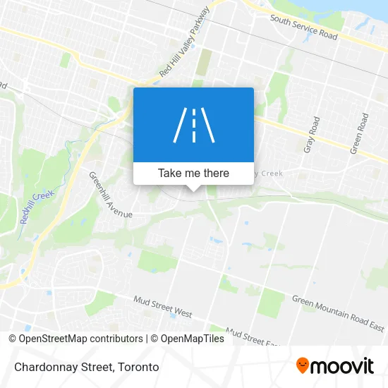 Chardonnay Street map