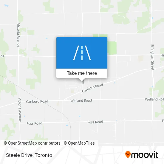 Steele Drive map