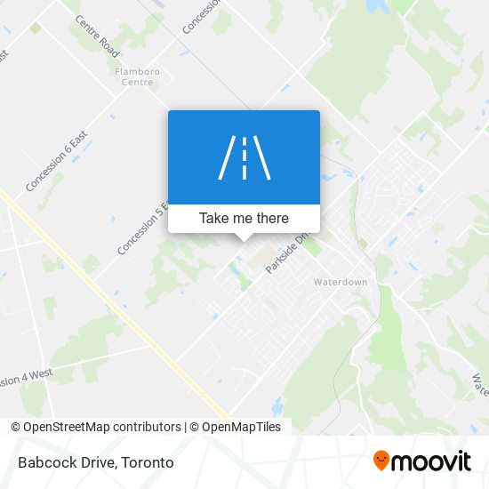 Babcock Drive map