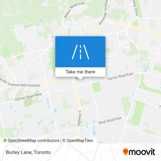 Burley Lane map