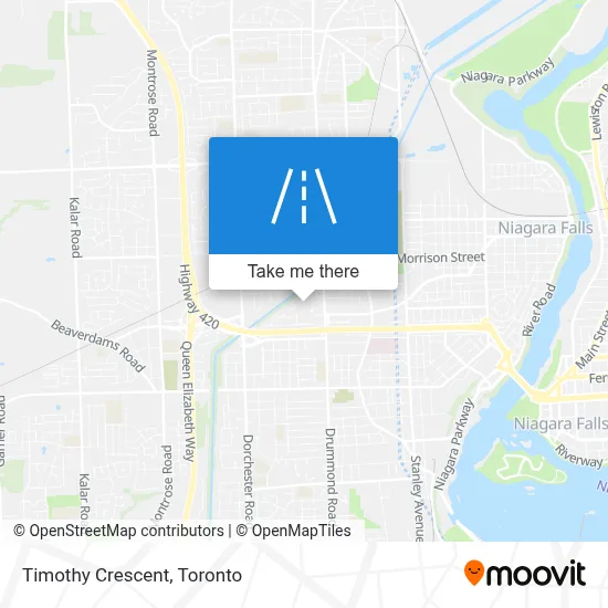 Timothy Crescent map