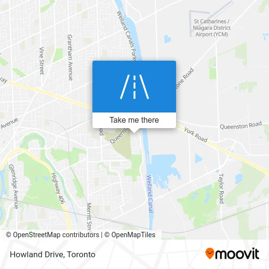 Howland Drive map