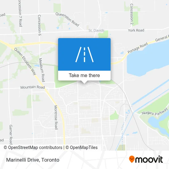 Marinelli Drive map