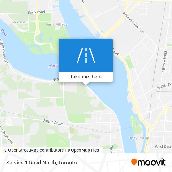 Service 1 Road North plan
