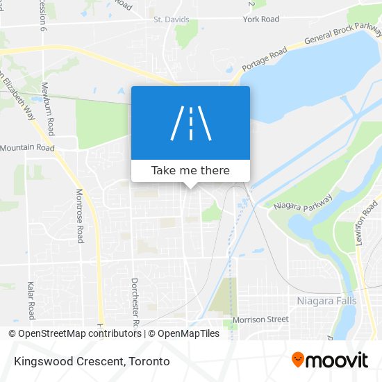 Kingswood Crescent map