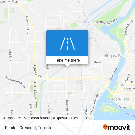 Rendall Crescent map