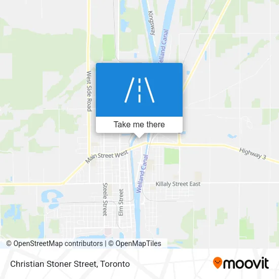 Christian Stoner Street map