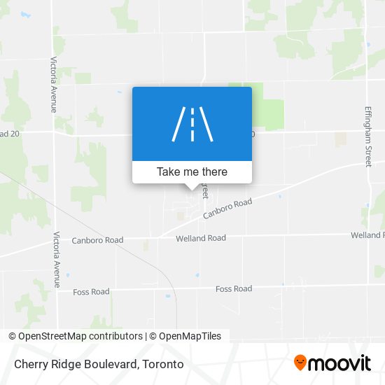 Cherry Ridge Boulevard map