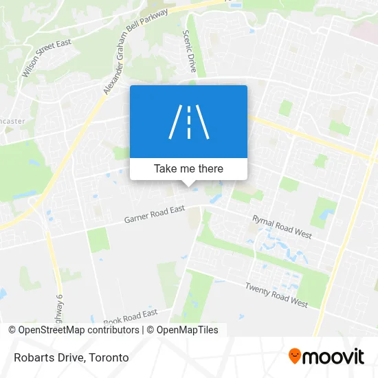 Robarts Drive map