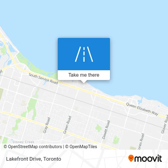 Lakefront Drive map