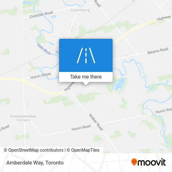Amberdale Way map