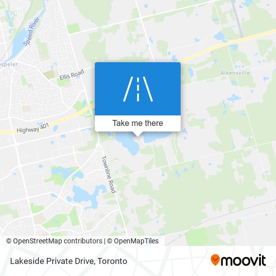 Lakeside Private Drive plan