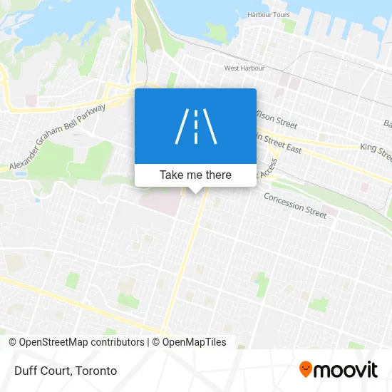 Duff Court map