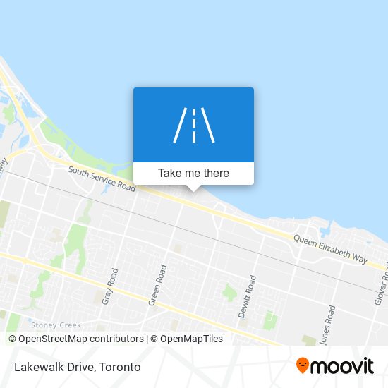 Lakewalk Drive map