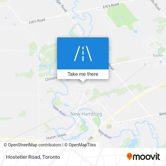 Hostetler Road map