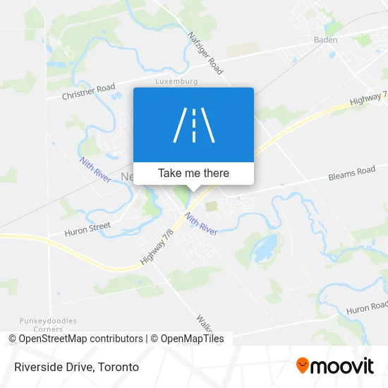 Riverside Drive map