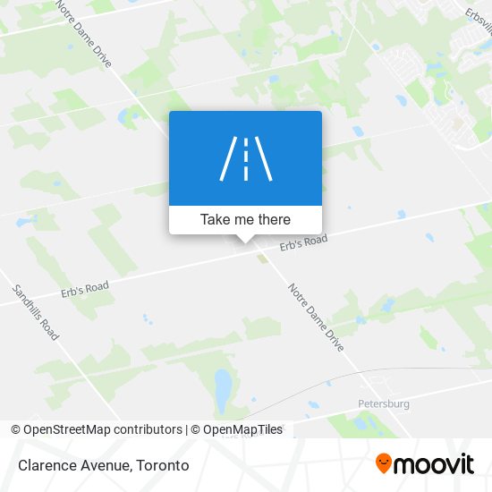 Clarence Avenue map