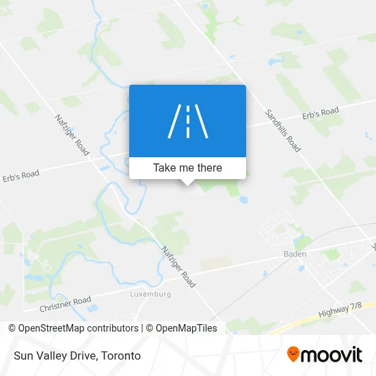 Sun Valley Drive map