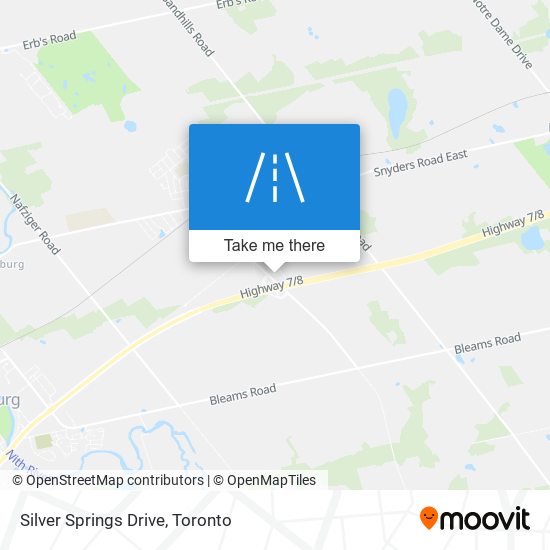 Silver Springs Drive map