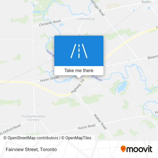 Fairview Street map