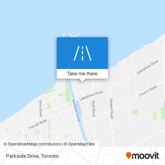 Parkside Drive map