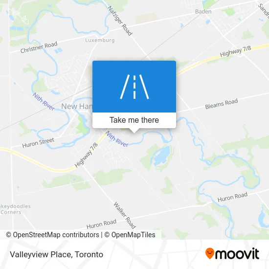 Valleyview Place map