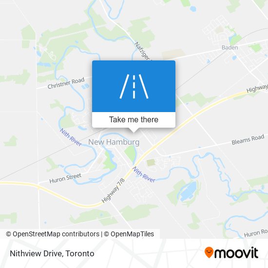 Nithview Drive map