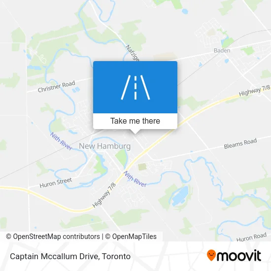 Captain Mccallum Drive map