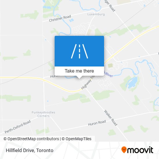 Hillfield Drive map