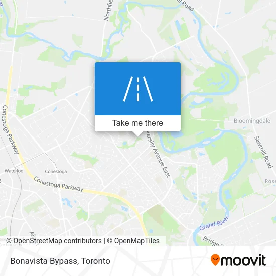 Bonavista Bypass map