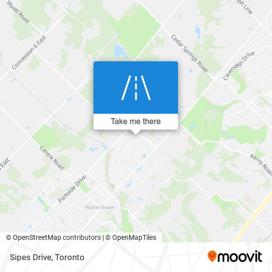 Sipes Drive map