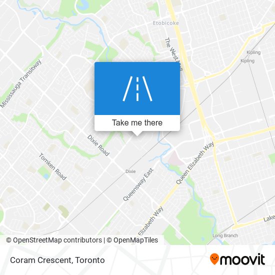 Coram Crescent map