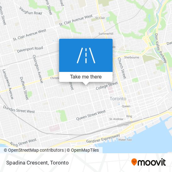 Spadina Crescent plan