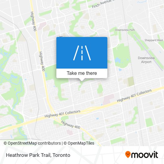 Heathrow Park Trail map