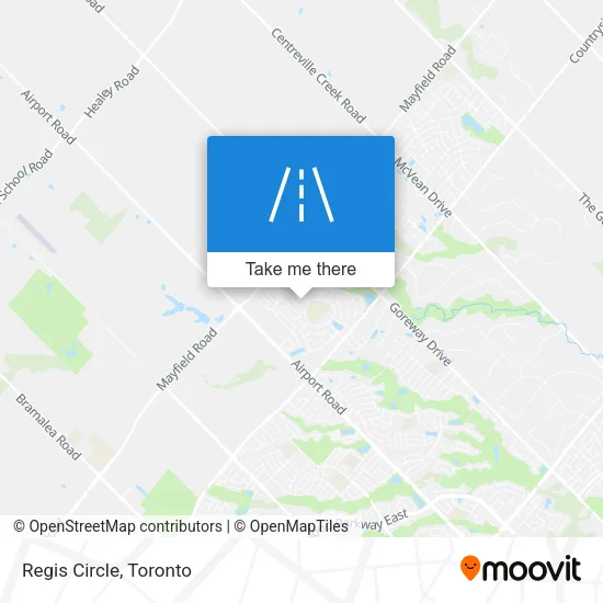 Regis Circle plan