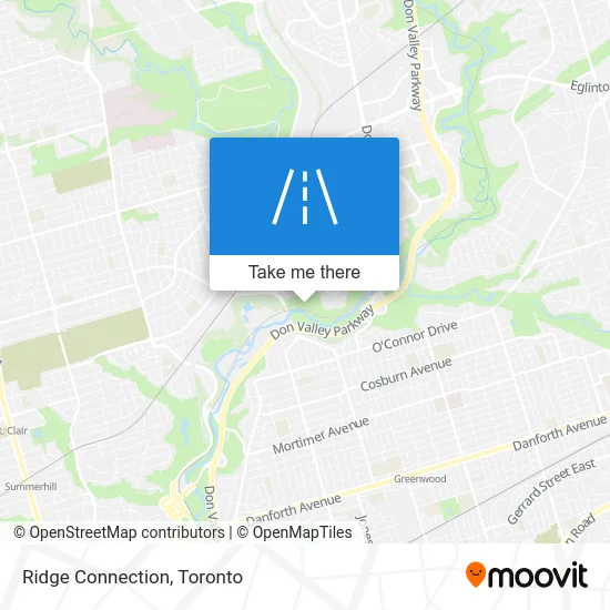 Ridge Connection map